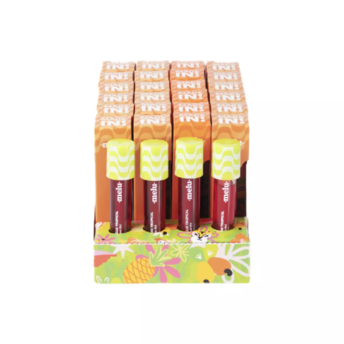 Aqua Tint Beijo Tropical Made In Ruby Rose - Box com 24 Unidades