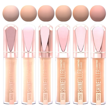 Kit Corretivo Líquido Shine Filler Pink21 Cosmeticos - 06 Unidades