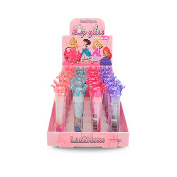 Lip Gloss Princesa Lua & Neve – Box com 24 Unidades