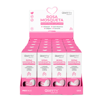 Sérum Facial Rosa Mosqueta Oil-Free Griffty – Box com 20 Unidades