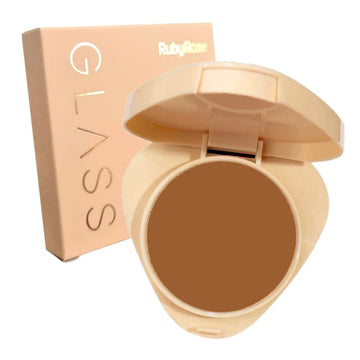 Pó Compacto Facial Glass Ruby Rose – Box com 12 Unidades (Cor GPD10)