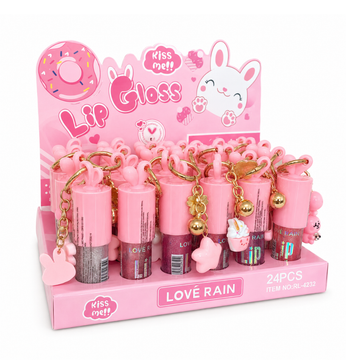 Box Gloss Labial 24 Horas Kiss Me Love Rain - 24 Unidades