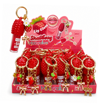 Lip Gloss Moranguinho Mocmallure – Box com 24 Unidades