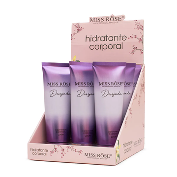 Hidratante Corporal Desejada Miss Rôse - Box com 09 Unidades