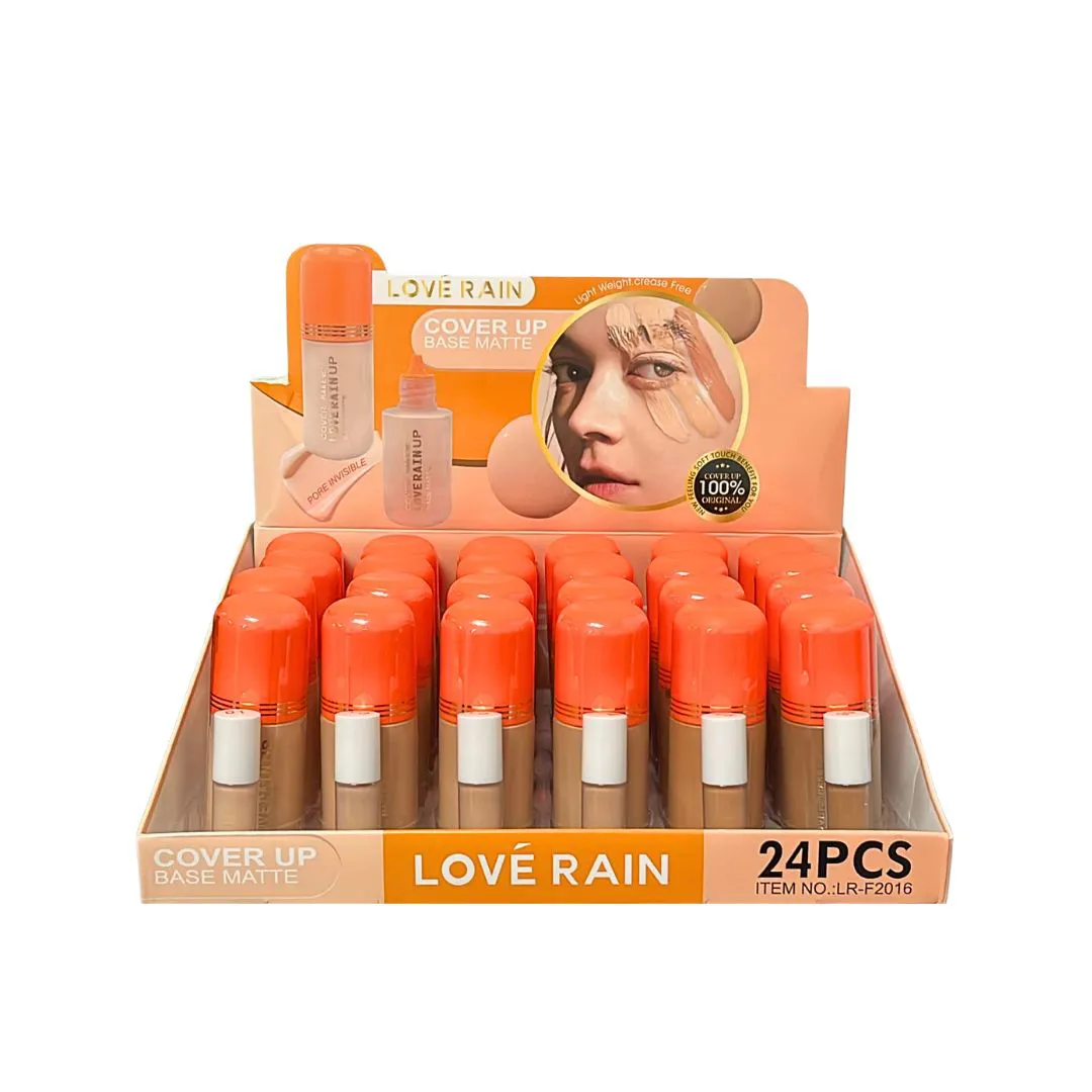 Box Base Matte Cover Up Love Rain - 24 Unidades