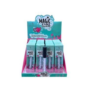 Box Magic Gloss Chilli com Vitamina E e Mentol Bria Beauty - 24 Unidades