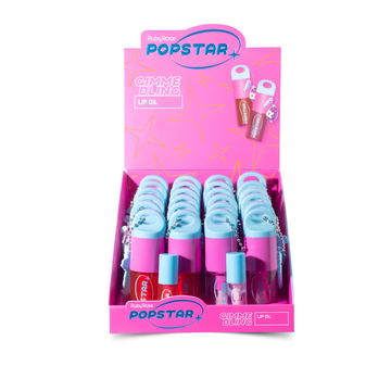 Lip Oil Gimme Bling Popstar Ruby Rose - Box com 24 Unidades