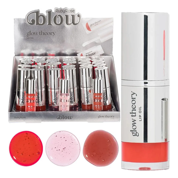 Lip Oil Glow Theory Blow Ruby Rose - Box com 24 Unidades