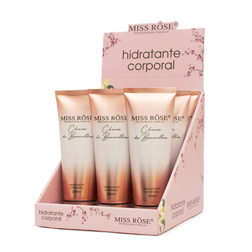 Hidratante Corporal Chuva De Baunilha Miss Rôse - Box com 09 Unidades