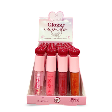 Box Gloss Hidratante Cupido Mia Make - 24 Unidades