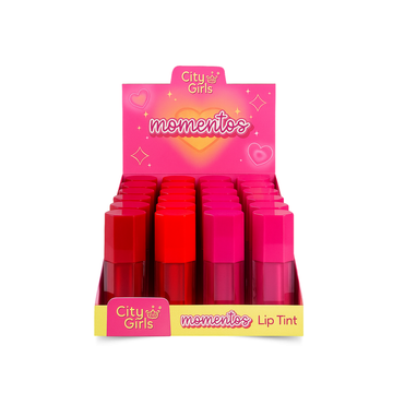 Lip Tint Momentos City Girls – Box com 24 Unidades