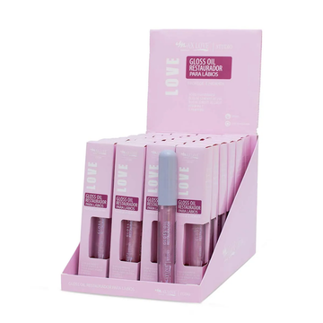 Gloss Oil Restaurador Labial Max Love – Box com 28 Unidades (Ref. 172)