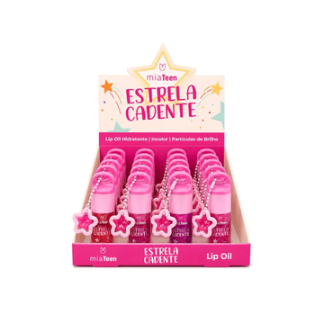 Box Lip Oil Hidratante Estrela Cadente Mia Teen - 24 Unidades