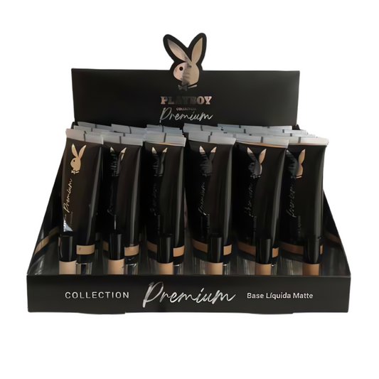 Base Líquida Premium Playboy – Box com 24 Unidades