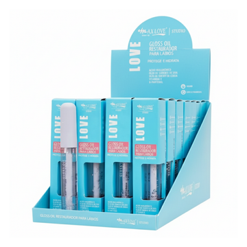 Gloss Oil Restaurador Labial Max Love – Box com 28 Unidades (Ref. 170)