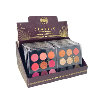 Box Paleta de Sombras Classic #Super Poderes - 12 Unidades