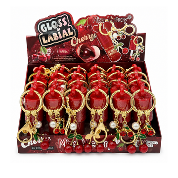Gloss Labial Cereja Miss Victory – Box com 24 Unidades