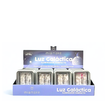 Iluminador Compacto Luz Galáctica Mia Make – Box com 24 Unidades