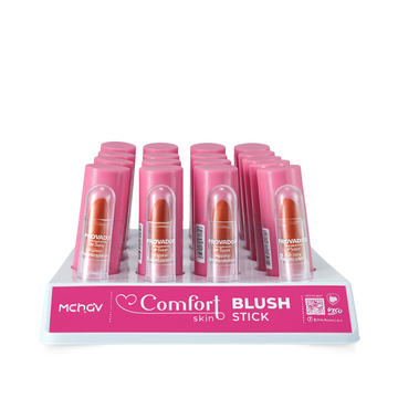 Box c/ 24 Unidades - Blush Stick Comfort Skin | Mahav (R$ 11,06)