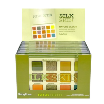 Paleta de Sombras Nature Gleam Silk Skin Ruby Rose – Box com 12 Unidades
