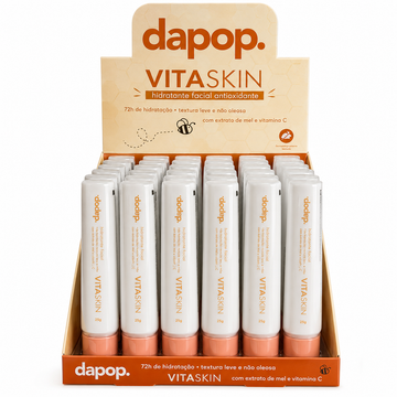 Box Hidratante Vitaskin Facial Antioxidante Dapop - 36 Unidades