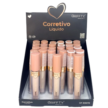 Corretivo Líquido Griffty - Box com 24 Unidades