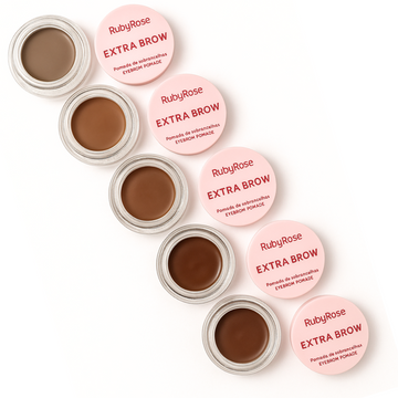Kit c/ 5 Unidades - Pomada De Sobrancelha Eyebrow Pomade | Ruby Rose (R$ 10,65)