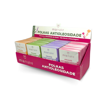 Folhas Antioleosidade Mia Make – Box com 64 Unidades