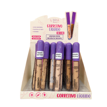 Box Corretivo Líquido Dia a Dia Bria Beauty - 24 Unidades