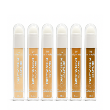 Kit c/ 6 Unidades Corretivo Sérum Hidratante Mia Make  R$: 8,00