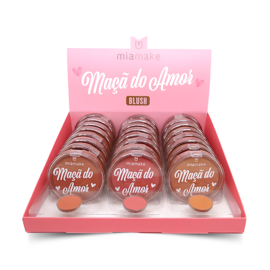 Blush Maçã do Amor Mia Make - Box com 24 Unidades