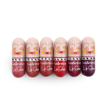 Kit C/06 Unidades Lip Gloss Lua & Neve R$ 5,49