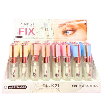 Box Máscara para Cílios Ultra Fix Pink21 Cosmeticos - 24 Unidades