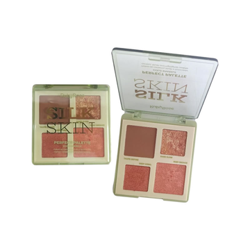 Box C/12 Unidades Paleta Contorno, Blush E Iluminador Perfect Palette Ruby Rose Cor-02 R$: