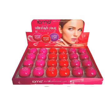 Box C/ 24 Unidades Lip Balm Com Vitamina E Love Iamo R$: 2,99