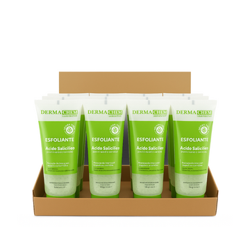 Gel Esfoliante Facial Enzimático Dermachem 100g – Box com 12 Unidades