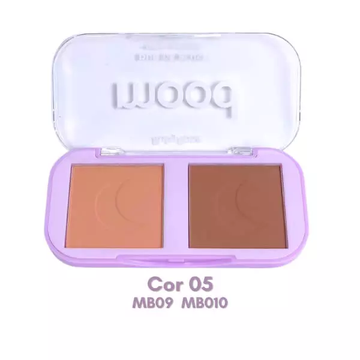 Duo de Blush Ruby Rose Mood – Box com 12 Unidades (Cores 09 e 10)