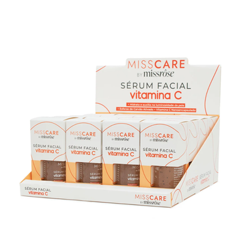 Opção Profissional (Recomendada) Sérum Facial Vitamina C MissCare By Miss Rôse – Box com 16 Unidades