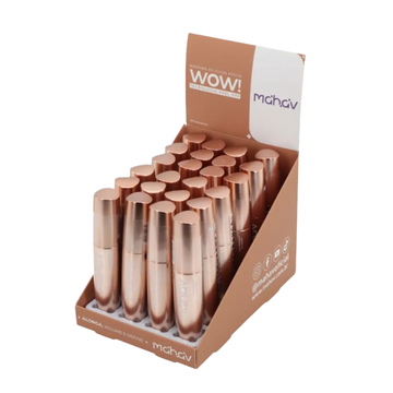 Máscara de Cílios Efeito WOW! Curva, Volume e Define Mahav – Box com 24 Unidades