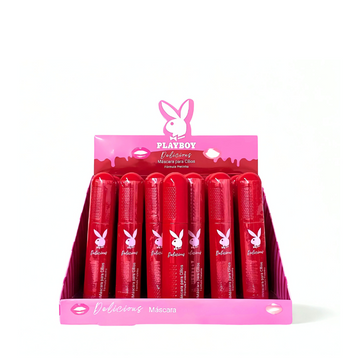 Máscara para Cílios Fórmula Pretinha Delicious Playboy – Box com 24 Unidades