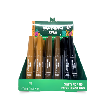 Box c/ 36 Unidades - Caneta fio a fio para sobrancelhas | Copacabana Brow | Mia Make (R$ 5,90)