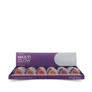 Box c/ 36 Unidades - Mousse Multifuncional Multi Glow Joker | Mahav (R$ 8,00)