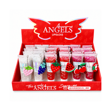 Box Lip Gloss Bisnaga 4 Angels - 24 Unidades