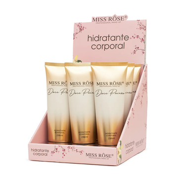 Hidratante Corporal Doce Paixão Miss Rôse - Box com 09 Unidades