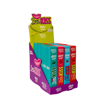Gloss Labial Bem Me Kiss Bella Makeup – Box com 24 Unidades