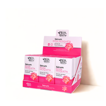 Sérum Facial de Rosa Mosqueta Bem Me Quero 30ml – Box com 12 Unidades
