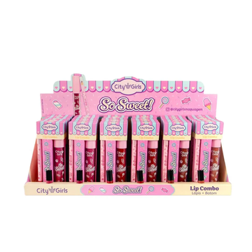 Box C/ 24 Unidades Lip Combo Lápis+Batom City Girls R$: 8,90