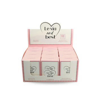 Eau de Parfum Le Via and Best 20ml Lua & Neve – Box com 12 Unidades