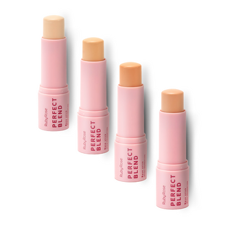 Kit c/ 4 Unidades - Base Stick Perfect Blend | Ruby Rose (R$ 10,49)