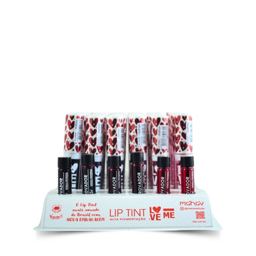 Box c/ 36 Unidades - Lip Tint Love Me Alta Pigmentação | Mahav R$ 6,40